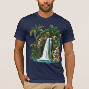 T-shirt Jungle Falls : La nature en mouvement