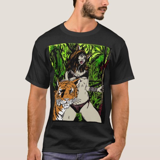 T-shirt Jungle Girl 024 (Devant)
