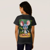 T-Shirt Jungle Journey - Cartoon Souris Bébé Jersey fin T- (Dos entier)
