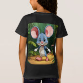 T-Shirt Jungle Journey - Cartoon Souris Bébé Jersey fin T- (Dos)