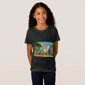 T-Shirt Jungle Joyride Adventure - Zoo Train Expedition (Devant entier)