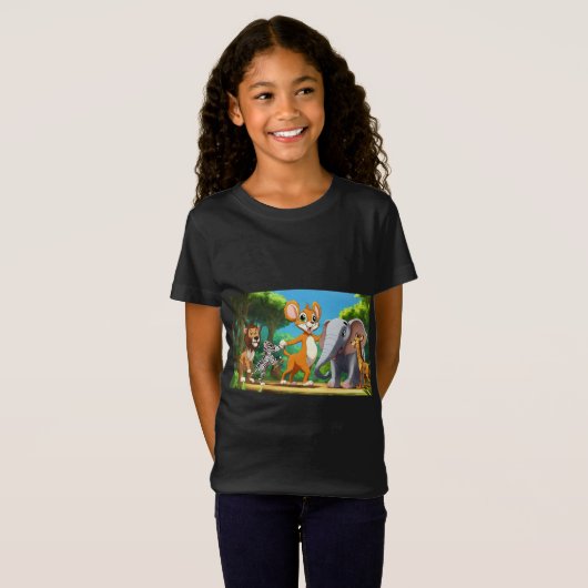 T-Shirt Jungle Joyride Adventure - Zoo Train Expedition (Devant entier)