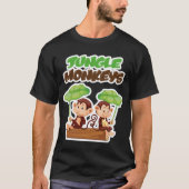 T-SHIRT JUNGLE MONKEYS (Devant)