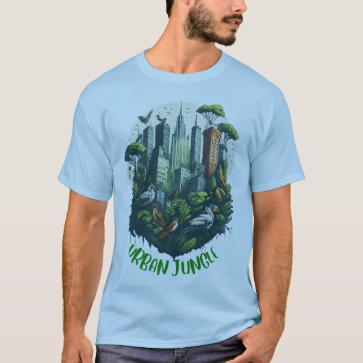 T-shirt Jungle urbaine-3 (Devant)