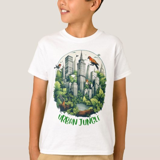 T-shirt Jungle urbaine-4 (Devant)