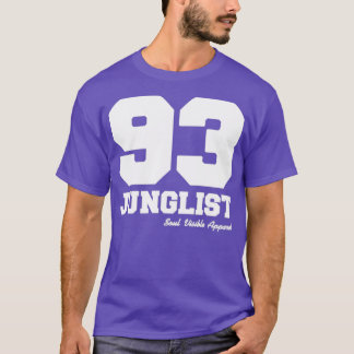 T-shirt Junglist 93 Drum ampampamp basse Jungle Music Love