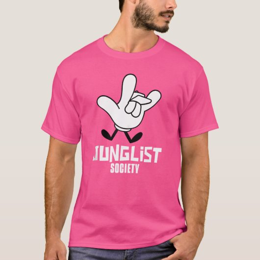T-shirt Junglist Drum Et Basse Edm Dnb Raver (Devant)