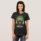 T-shirt Junglist Drum Et Basse EDM DnB Tiger (Devant entier)