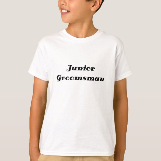 T-shirt Junior Groomsman (Devant)