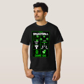 T-Shirt Junior Joueur De Basketball (Devant entier)