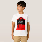 T-Shirt Junior Joueur De Rugby (Devant entier)