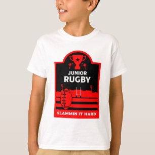 T-Shirt Junior Joueur De Rugby