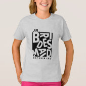 T-shirt Junior Jr. Bridesmaid, mariage (Devant)