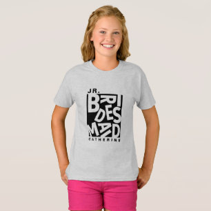 T-shirt Junior Jr. Bridesmaid, mariage