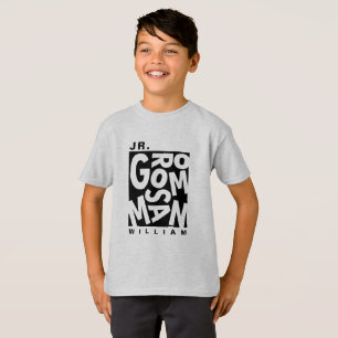 T-shirt Junior Jr. Groomsman, mariage