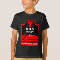 T-Shirt Junior Junior De Joueurs De Rugby U11