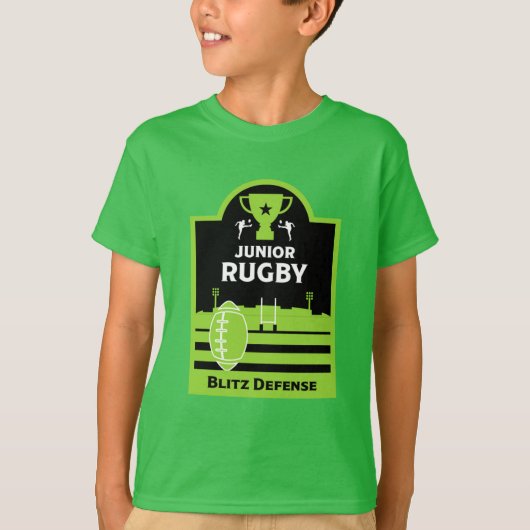 T-Shirt Junior Junior Joueur De Rugby (Devant)