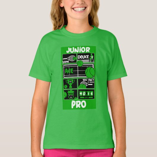T-shirt Junior Junior Joueuse de Tennis (Devant)