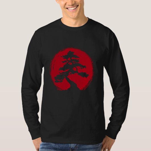 T-shirt Juniper Japanese Bonsai Design for Small Tree Fans (Devant)
