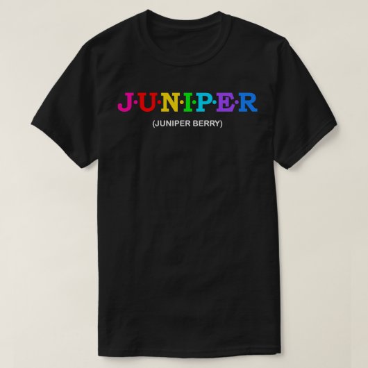 T-shirt Juniper Juniper Berry (Design devant)
