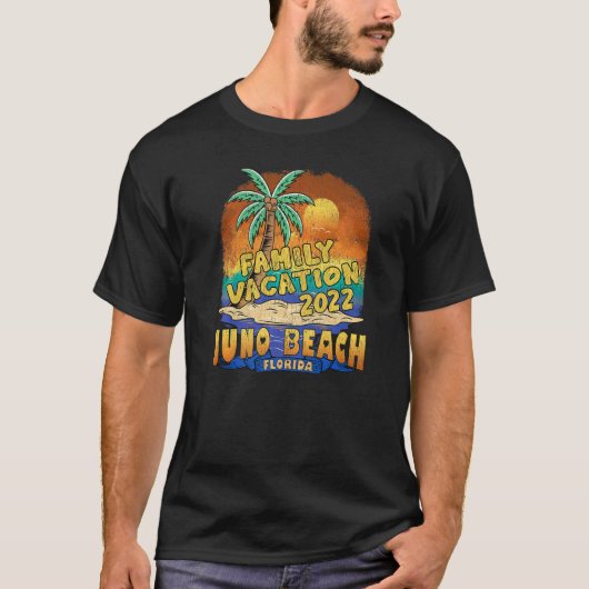 T-shirt Juno Beach Florida Famille Vacation 2022 Souvenir (Devant)