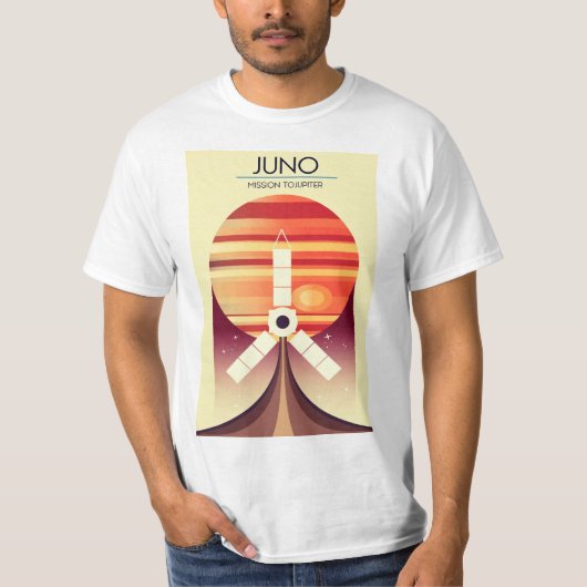 T-shirt Juno - Mission à Jupiter Art spatial (Devant)