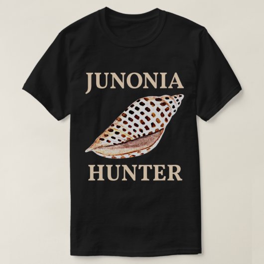 T-shirt Junonia Hunter Rare Seashell Sanibel Island Bucket (Design devant)