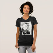 T-shirt Jupe de paon d'Aubrey Beardsley (Devant entier)
