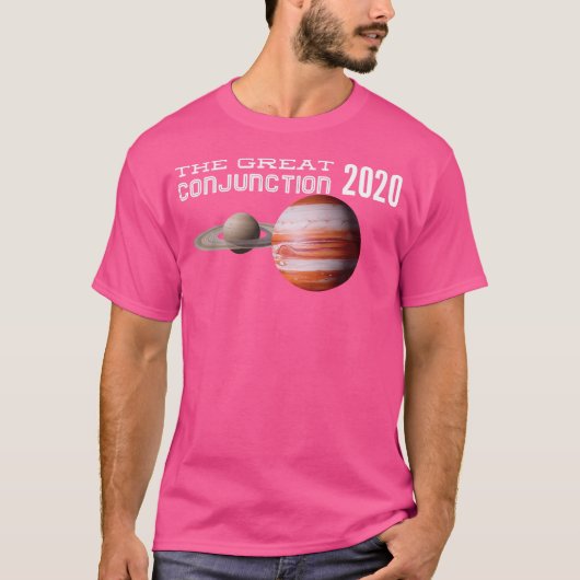 T-shirt Jupiter And Saturn Conjunction Astronomy 2020 (Devant)