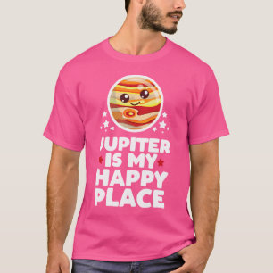 T-shirt Jupiter Est Mon Heureux Lieu Kawaii Planet Mignonn