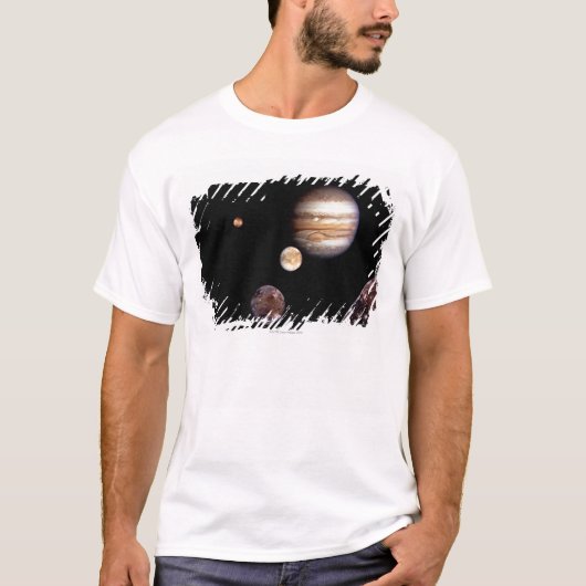 T-shirt Jupiter et ses lunes (Devant)