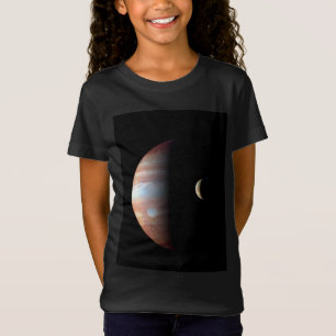 T-Shirt Jupiter Géant Gaz Planète & Io Galilée Lune