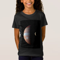 Jupiter Planète géante gazeuse & Io Lune galiléenn
