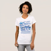 T-shirt Jurassic blu willowt-Shirt (Devant entier)
