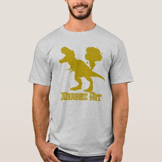 T-shirt Jurassic Fart T-Rex (Devant)