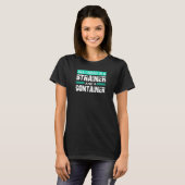 T-shirt Jurassic Fossil Digging Monde Strainer et Contai (Devant entier)