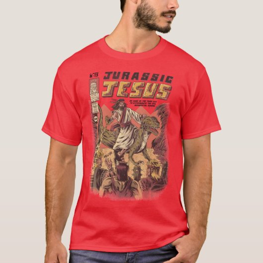 T-shirt JURASSIC JESUS girl (Devant)