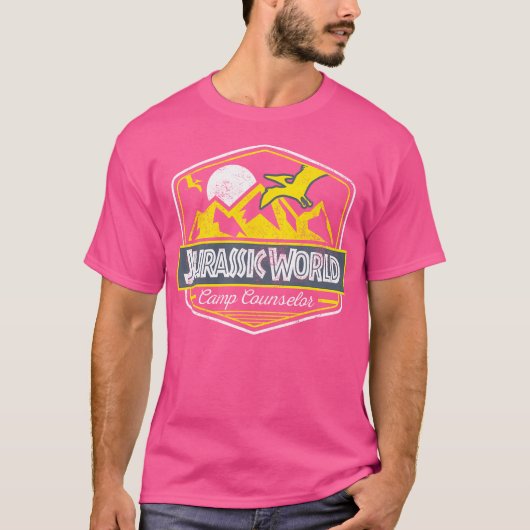 T-shirt Jurassic World Camp Counselor Emblem Graphisme (Devant)