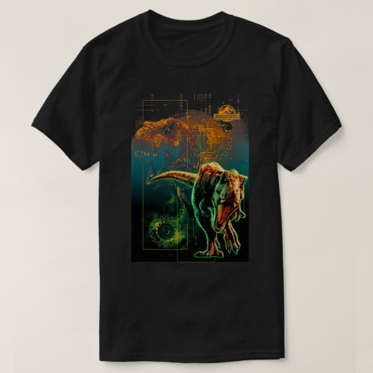 T-shirt Jurassic World Fallen Kingdom TRe Collage (Design devant)