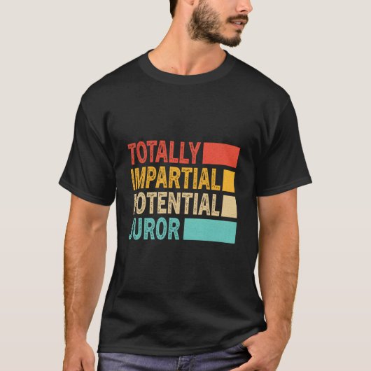 T-shirt Juré potentiellement impartial (Devant)