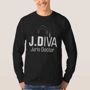 T-shirt Juris Docteur en Jurisprudence JDiva Law School Gr