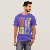 T-shirt Juriste Litigateur étudiant en droit (Devant entier)