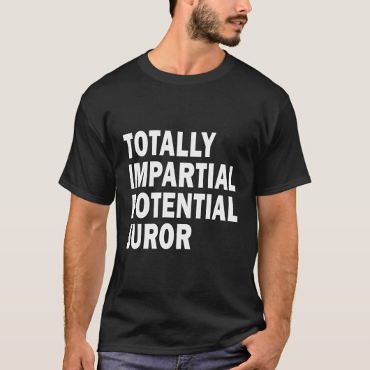 T-shirt Juriste Potentiel Totalement Impile (Devant)