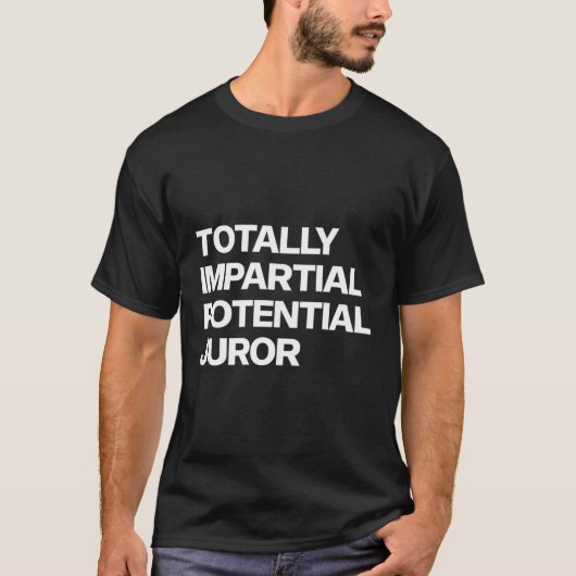 T-shirt Juriste Potentiel Totalement Impile (Devant)