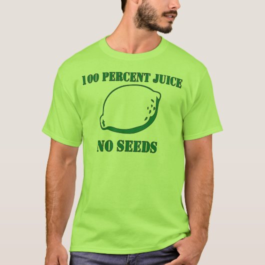 T-shirt Jus aucunes graines (Devant)