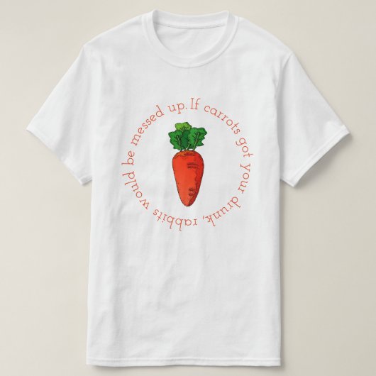 T-shirt Jus de carotte (Design devant)