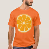 T-shirt Jus de citron frais orange (Devant)