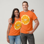 T-shirt Jus de citron frais orange (Unisexe)