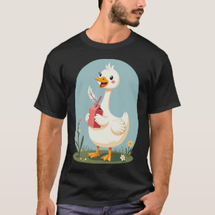 T-shirt Jus de l'oie ridicule Humour d'oiseau drôle Cute K