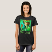 T-shirt Jus de menthe Art Nouveau (Devant entier)